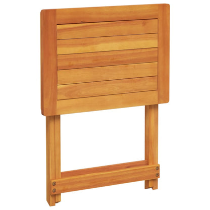 vidaXL Folding Garden Table 50x36x60 cm Solid Wood Acacia