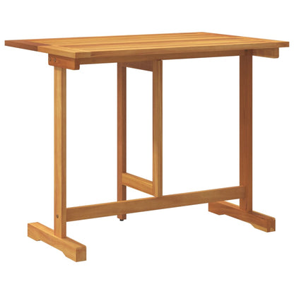 vidaXL Folding Balcony Table 90x60x72 cm Solid Wood Acacia