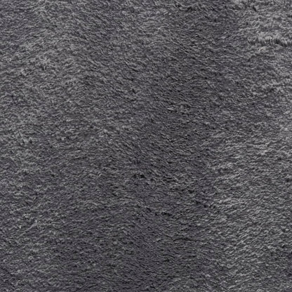 vidaXL Rug HUARTE Short Pile Soft and Washable Anthracite 120x120 cm
