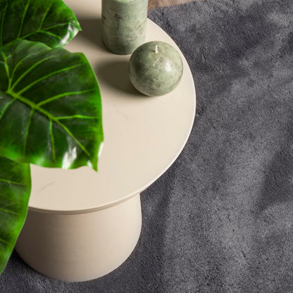 vidaXL Rug HUARTE Short Pile Soft and Washable Anthracite 160x160 cm