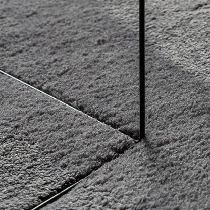 vidaXL Rug HUARTE Short Pile Soft and Washable Anthracite 160x230 cm