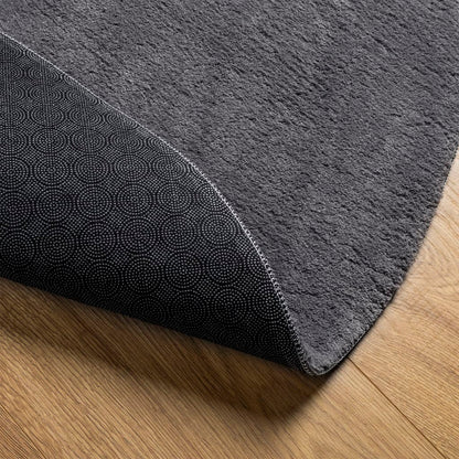 vidaXL Rug HUARTE Short Pile Soft and Washable Anthracite Ø 200 cm