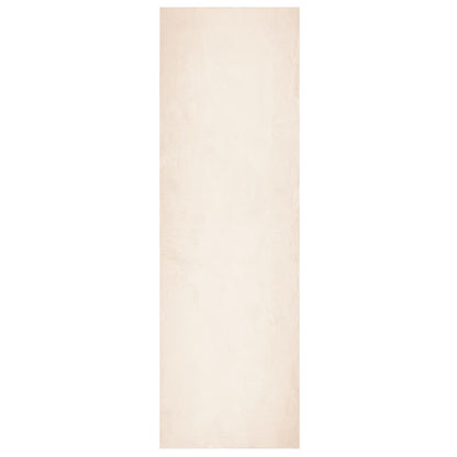 vidaXL Rug HUARTE Short Pile Soft and Washable Beige 80x250 cm