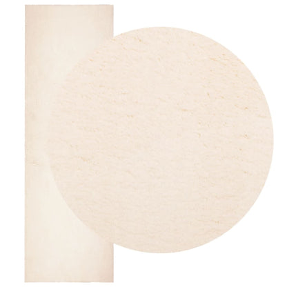 vidaXL Rug HUARTE Short Pile Soft and Washable Beige 80x250 cm