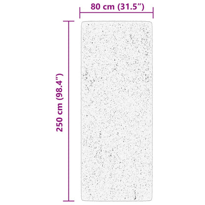 vidaXL Rug HUARTE Short Pile Soft and Washable Beige 80x250 cm