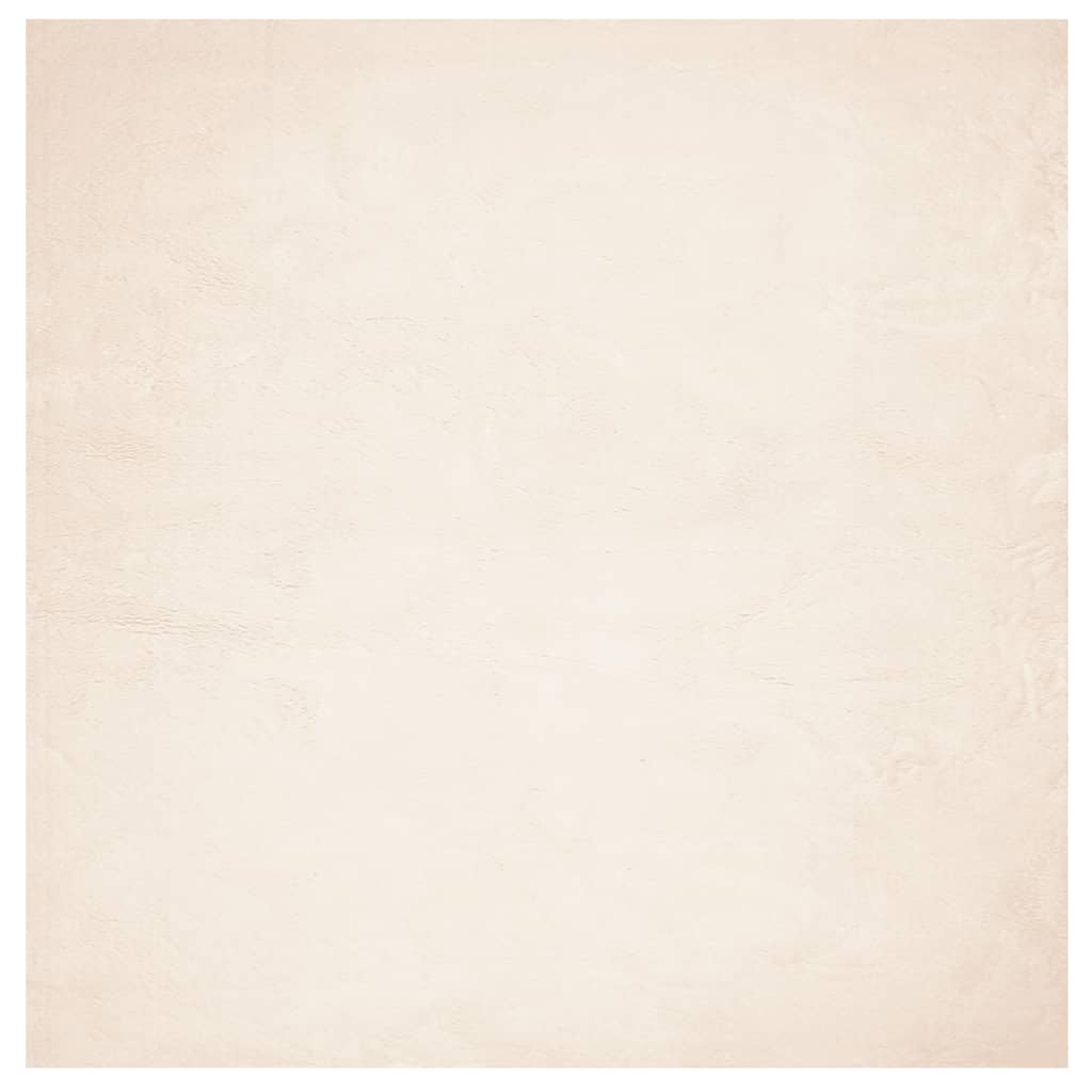 vidaXL Rug HUARTE Short Pile Soft and Washable Beige 120x120 cm