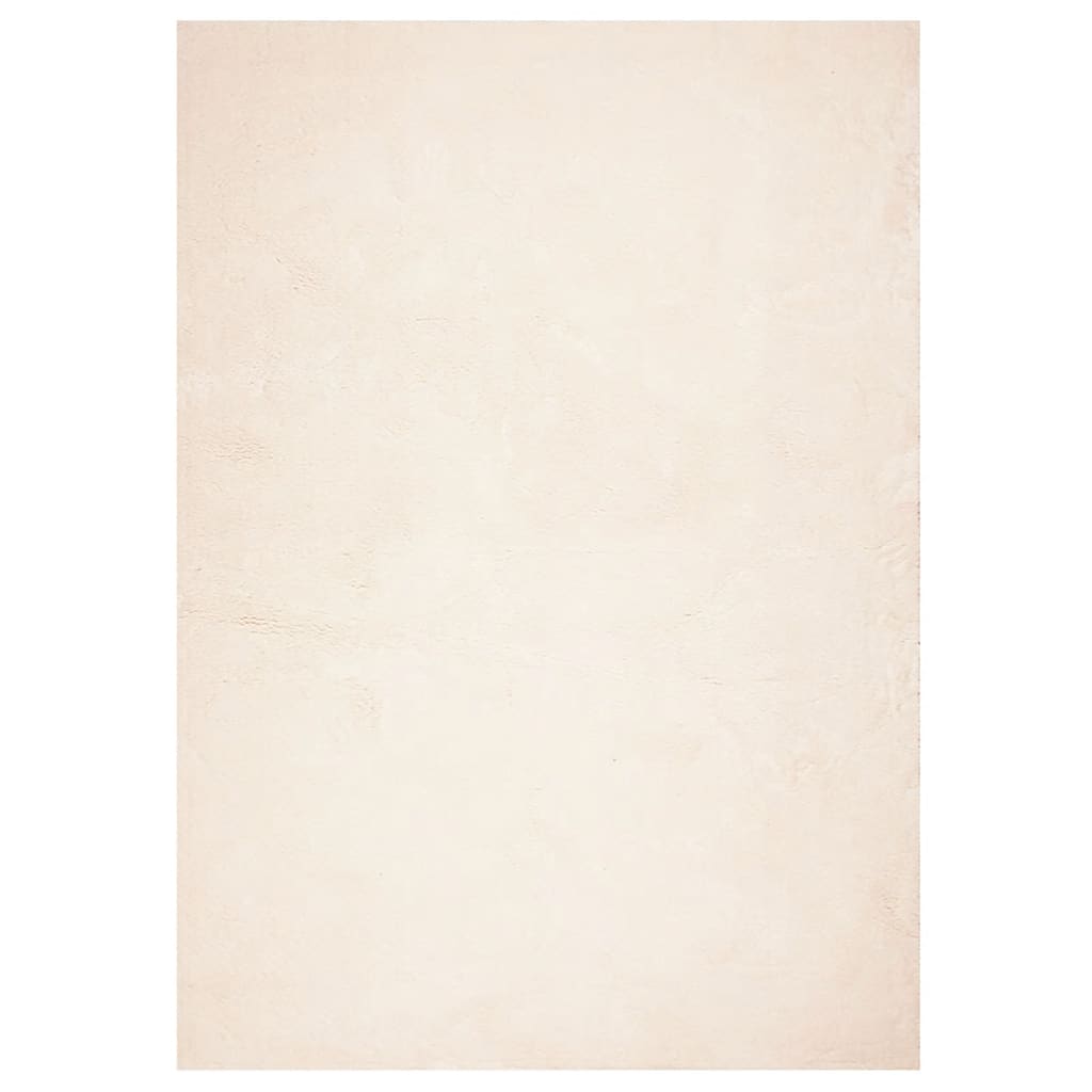 vidaXL Rug HUARTE Short Pile Soft and Washable Beige 120x170 cm