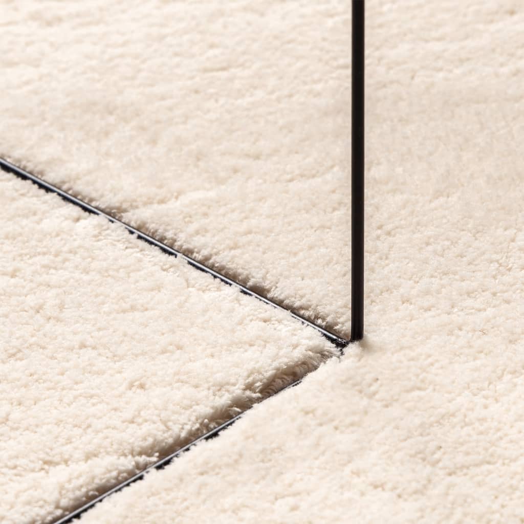 vidaXL Rug HUARTE Short Pile Soft and Washable Beige 120x170 cm