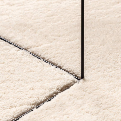 vidaXL Rug HUARTE Short Pile Soft and Washable Beige 120x170 cm