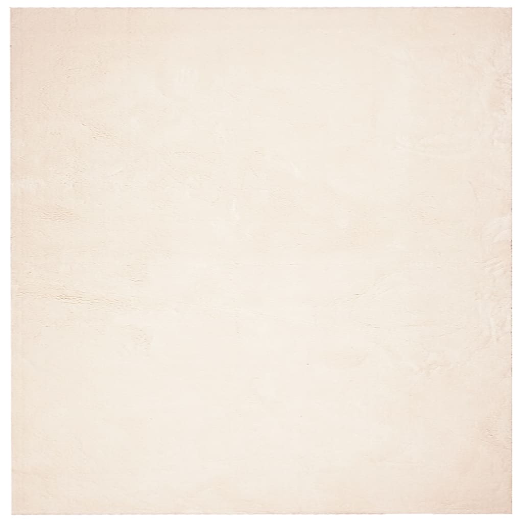 vidaXL Rug HUARTE Short Pile Soft and Washable Beige 160x160 cm