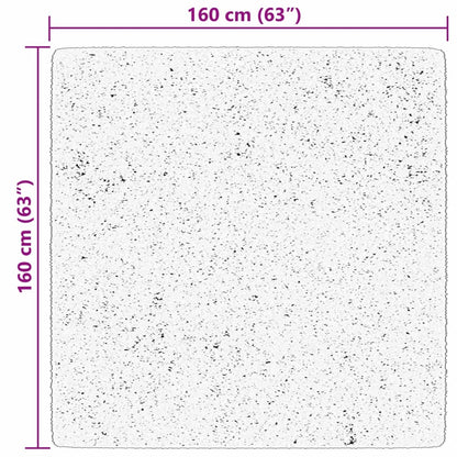 vidaXL Rug HUARTE Short Pile Soft and Washable Beige 160x160 cm