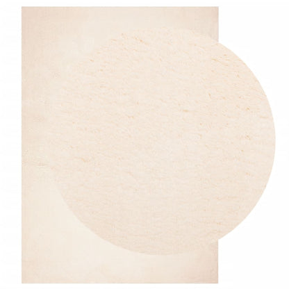 vidaXL Rug HUARTE Short Pile Soft and Washable Beige 160x230 cm