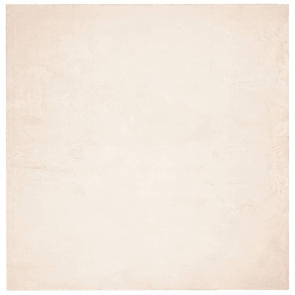 vidaXL Rug HUARTE Short Pile Soft and Washable Beige 200x200 cm