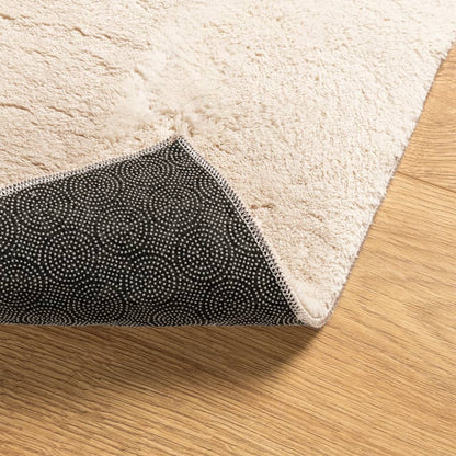 vidaXL Rug HUARTE Short Pile Soft and Washable Beige 200x200 cm