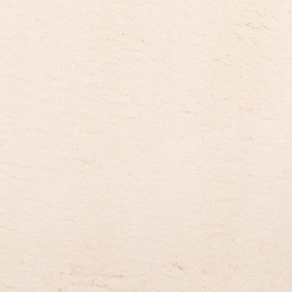 vidaXL Rug HUARTE Short Pile Soft and Washable Beige 200x200 cm