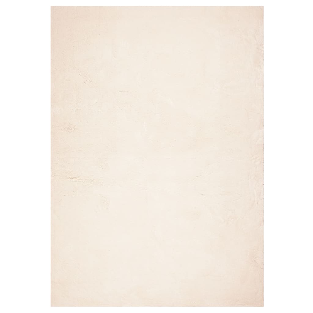 vidaXL Rug HUARTE Short Pile Soft and Washable Beige 240x340 cm