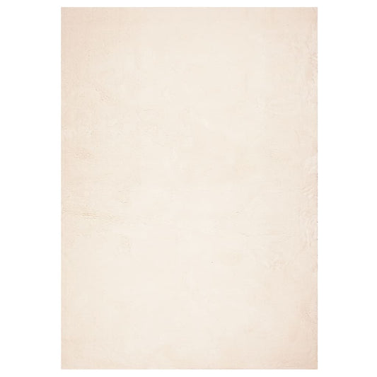 vidaXL Rug HUARTE Short Pile Soft and Washable Beige 240x340 cm