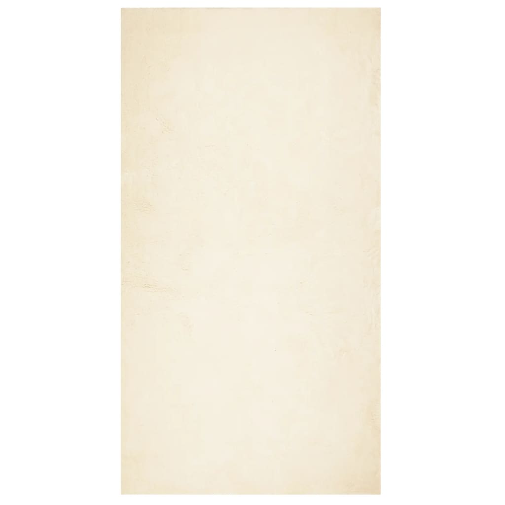 vidaXL Rug HUARTE Short Pile Soft and Washable Cream 60x110 cm
