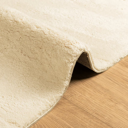 vidaXL Rug HUARTE Short Pile Soft and Washable Cream 60x110 cm