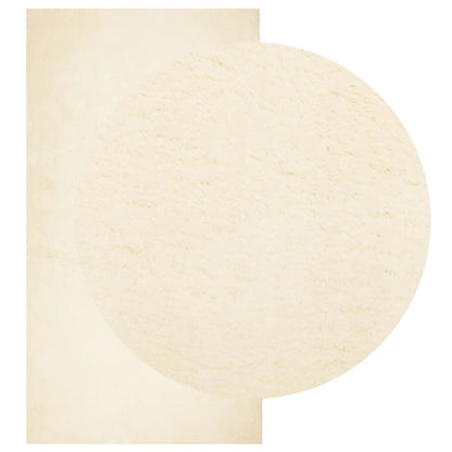 vidaXL Rug HUARTE Short Pile Soft and Washable Cream 80x150 cm