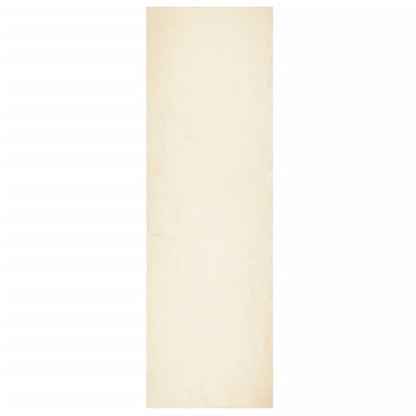 vidaXL Rug HUARTE Short Pile Soft and Washable Cream 80x250 cm