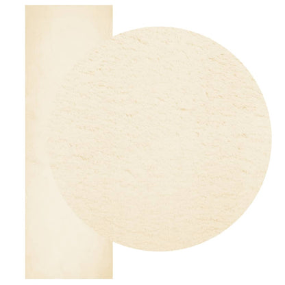 vidaXL Rug HUARTE Short Pile Soft and Washable Cream 80x250 cm