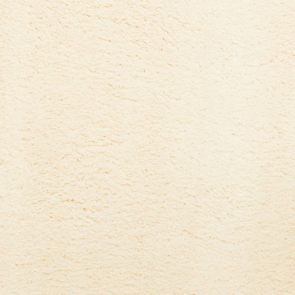 vidaXL Rug HUARTE Short Pile Soft and Washable Cream 80x250 cm
