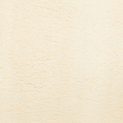 vidaXL Rug HUARTE Short Pile Soft and Washable Cream 80x250 cm
