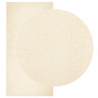 vidaXL Rug HUARTE Short Pile Soft and Washable Cream 100x200 cm