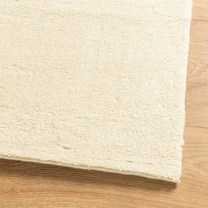 vidaXL Rug HUARTE Short Pile Soft and Washable Cream 120x120 cm