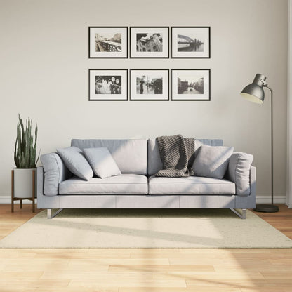vidaXL Rug HUARTE Short Pile Soft and Washable Cream 120x170 cm