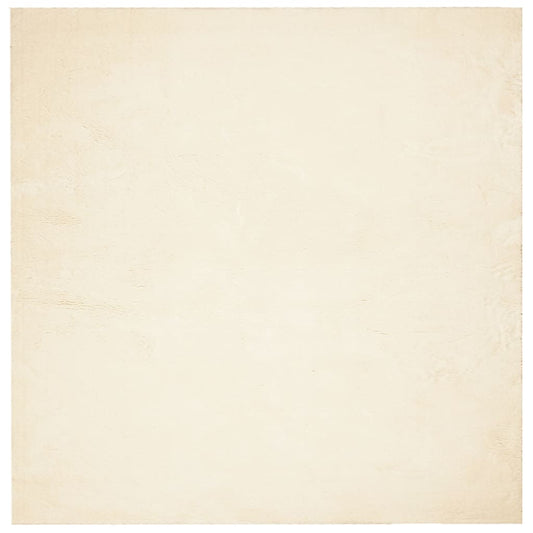 vidaXL Rug HUARTE Short Pile Soft and Washable Cream 160x160 cm