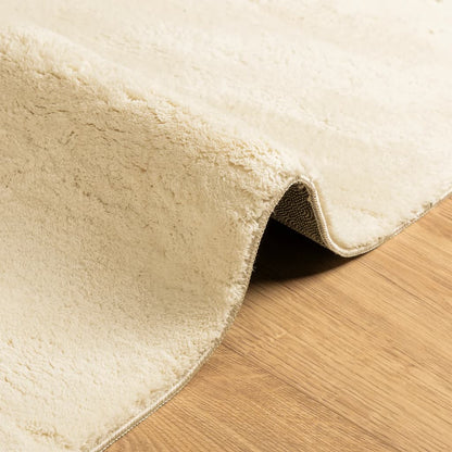 vidaXL Rug HUARTE Short Pile Soft and Washable Cream 200x200 cm