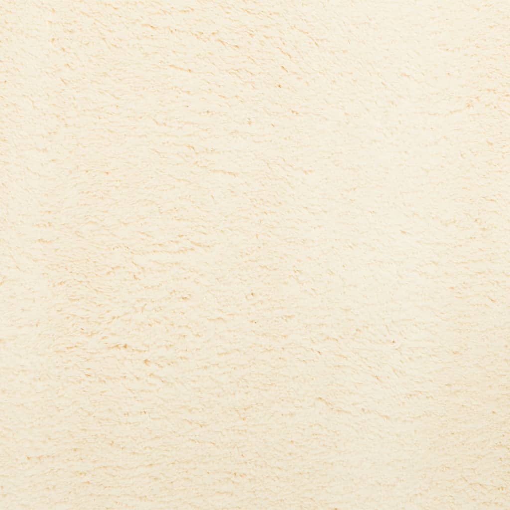 vidaXL Rug HUARTE Short Pile Soft and Washable Cream 200x200 cm