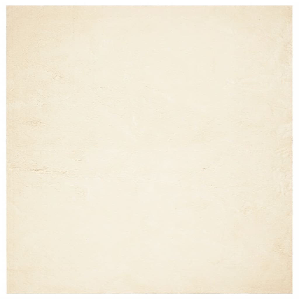 vidaXL Rug HUARTE Short Pile Soft and Washable Cream 240x240 cm