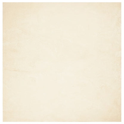 vidaXL Rug HUARTE Short Pile Soft and Washable Cream 240x240 cm
