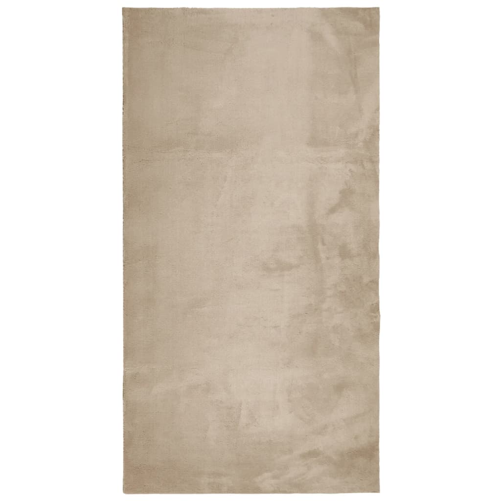 vidaXL Rug HUARTE Short Pile Soft and Washable Sand 80x150 cm