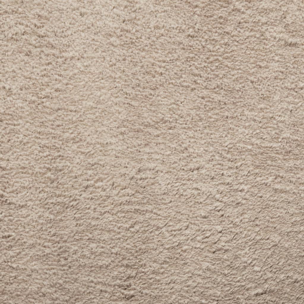 vidaXL Rug HUARTE Short Pile Soft and Washable Sand 80x150 cm