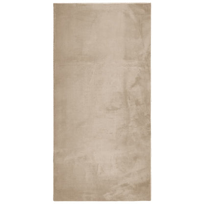 vidaXL Rug HUARTE Short Pile Soft and Washable Sand 100x200 cm