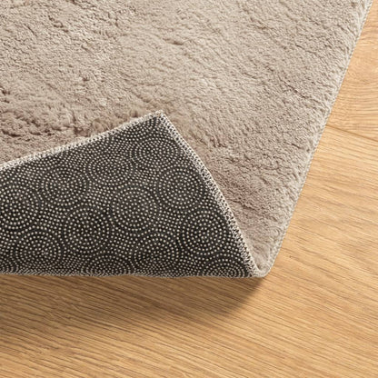 vidaXL Rug HUARTE Short Pile Soft and Washable Sand 140x200 cm