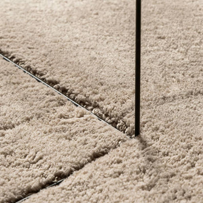 vidaXL Rug HUARTE Short Pile Soft and Washable Sand 160x230 cm