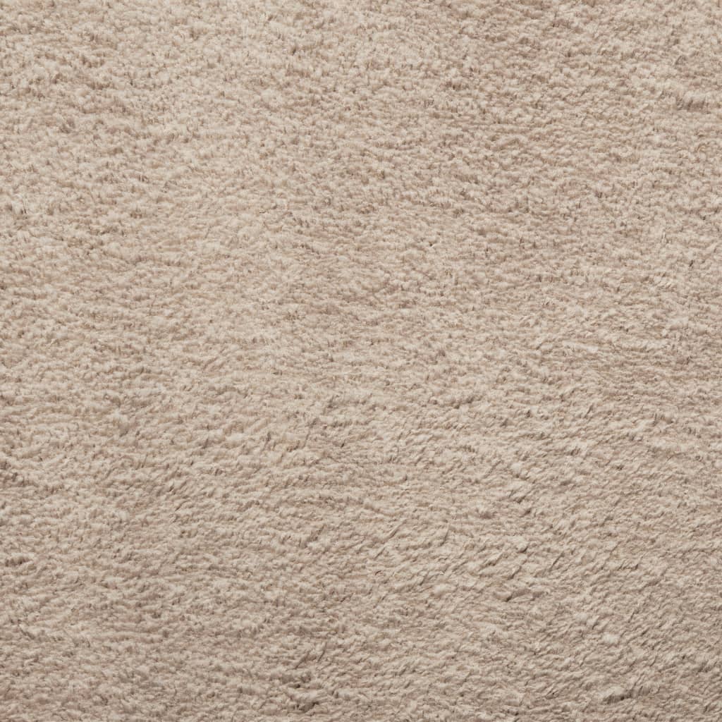 vidaXL Rug HUARTE Short Pile Soft and Washable Sand 160x230 cm