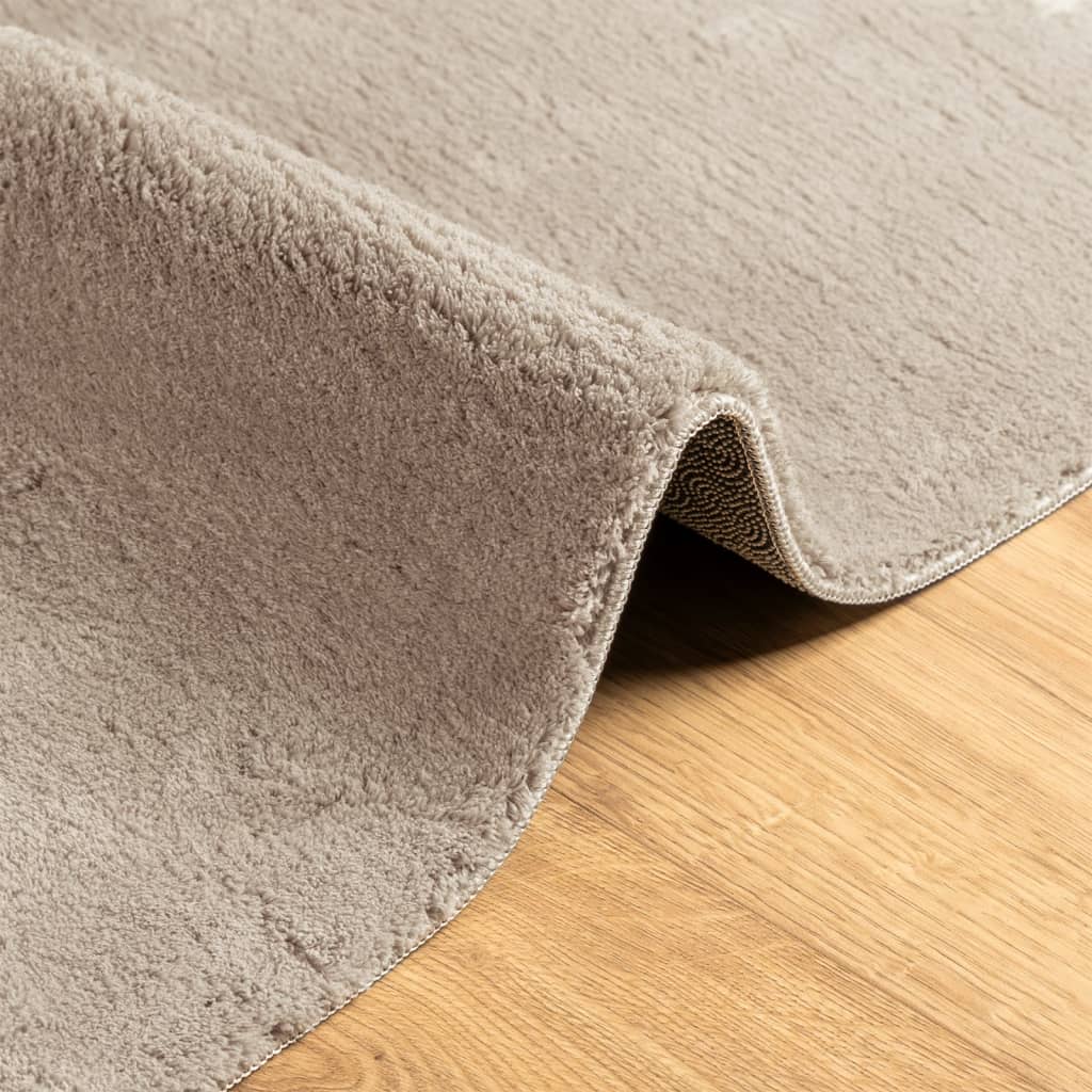 vidaXL Rug HUARTE Short Pile Soft and Washable Sand 200x280 cm