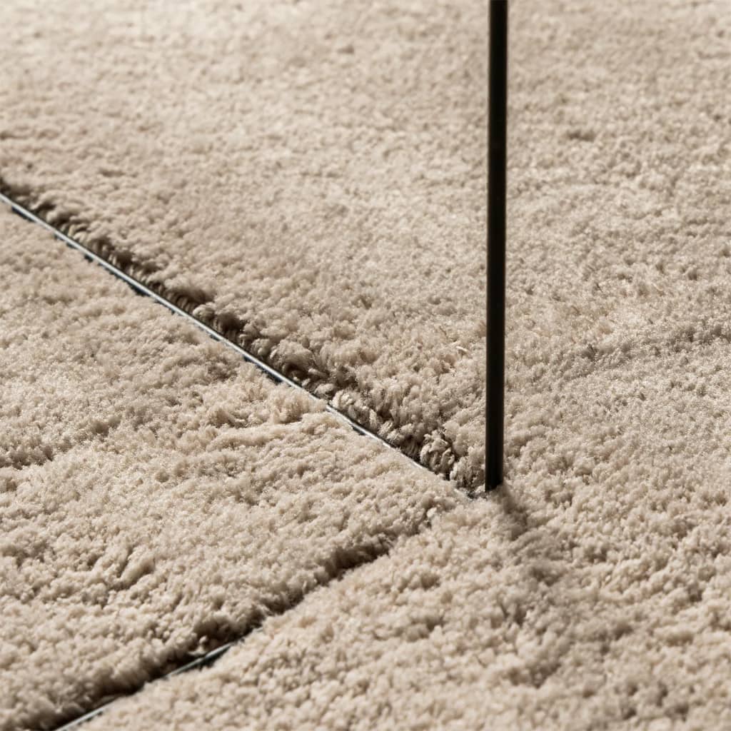 vidaXL Rug HUARTE Short Pile Soft and Washable Sand 200x280 cm