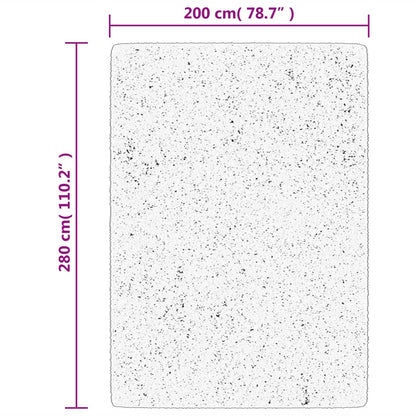 vidaXL Rug HUARTE Short Pile Soft and Washable Sand 200x280 cm