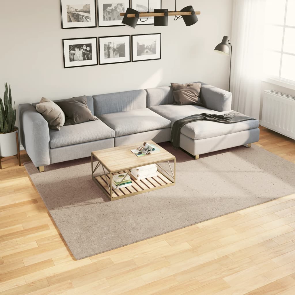 vidaXL Rug HUARTE Short Pile Soft and Washable Sand 200x280 cm