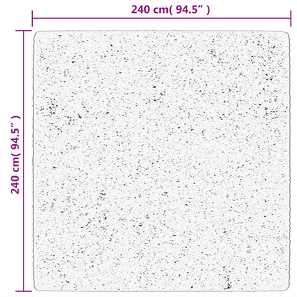 vidaXL Rug HUARTE Short Pile Soft and Washable Sand 240x240 cm