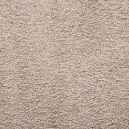 vidaXL Rug HUARTE Short Pile Soft and Washable Sand Ø 100 cm