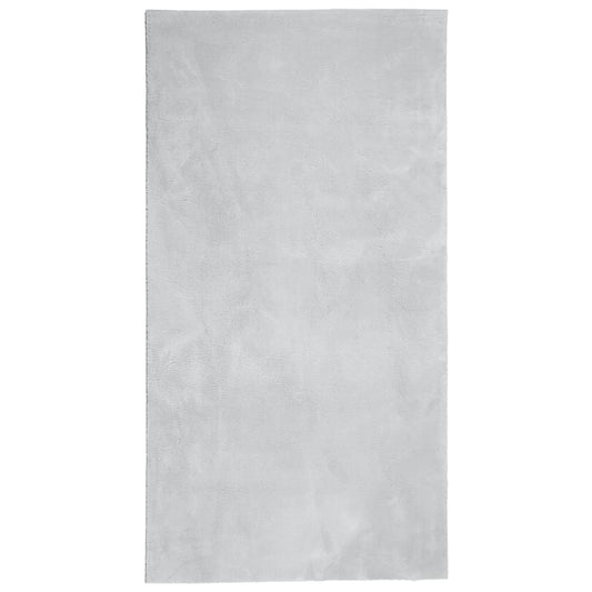 vidaXL Rug HUARTE Short Pile Soft and Washable Grey 60x110 cm