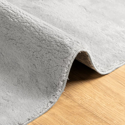 vidaXL Rug HUARTE Short Pile Soft and Washable Grey 60x110 cm